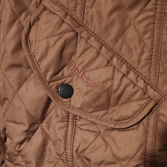 Barbour Pink Quilted Women's Jacket - Picture 4 of 7